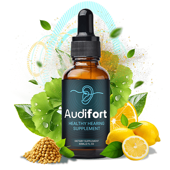 Audifort liquid drops bottle — product shot